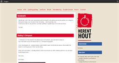 Desktop Screenshot of chiroherenthout.be